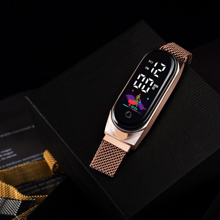 rose gold smartwatch